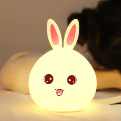 Silicone Rabbit USB Rechargeable Ambient Night Light - Haven Glow