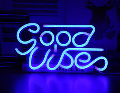 LED Neon Light Wall Decor blue fontal