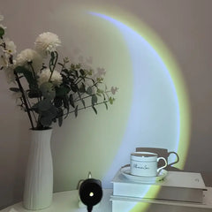 1pc Sunset Projection Lamp for Romantic Atmosphere Decor - Haven Glow