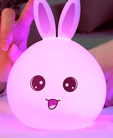 Silicone Rabbit USB Rechargeable Ambient Night Light - Haven Glow