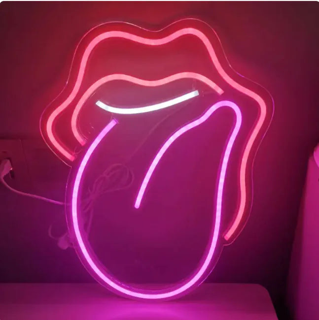LED Tongue Neon Light - Haven Glow