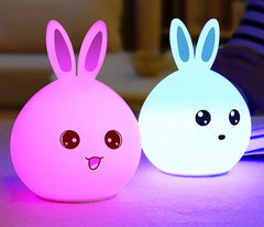 Silicone Rabbit USB Rechargeable Ambient Night Light - Haven Glow