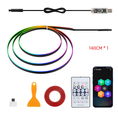 USB Car Ambient Music Light - Haven Glow