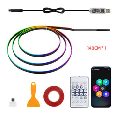 USB Car Ambient Music Light - Haven Glow