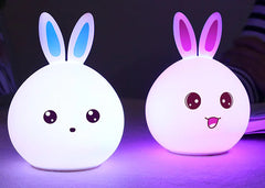 Silicone Rabbit USB Rechargeable Ambient Night Light - Haven Glow