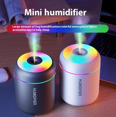 Mini Silent Seven-Color Ambient Light Humidifier - Haven Glow